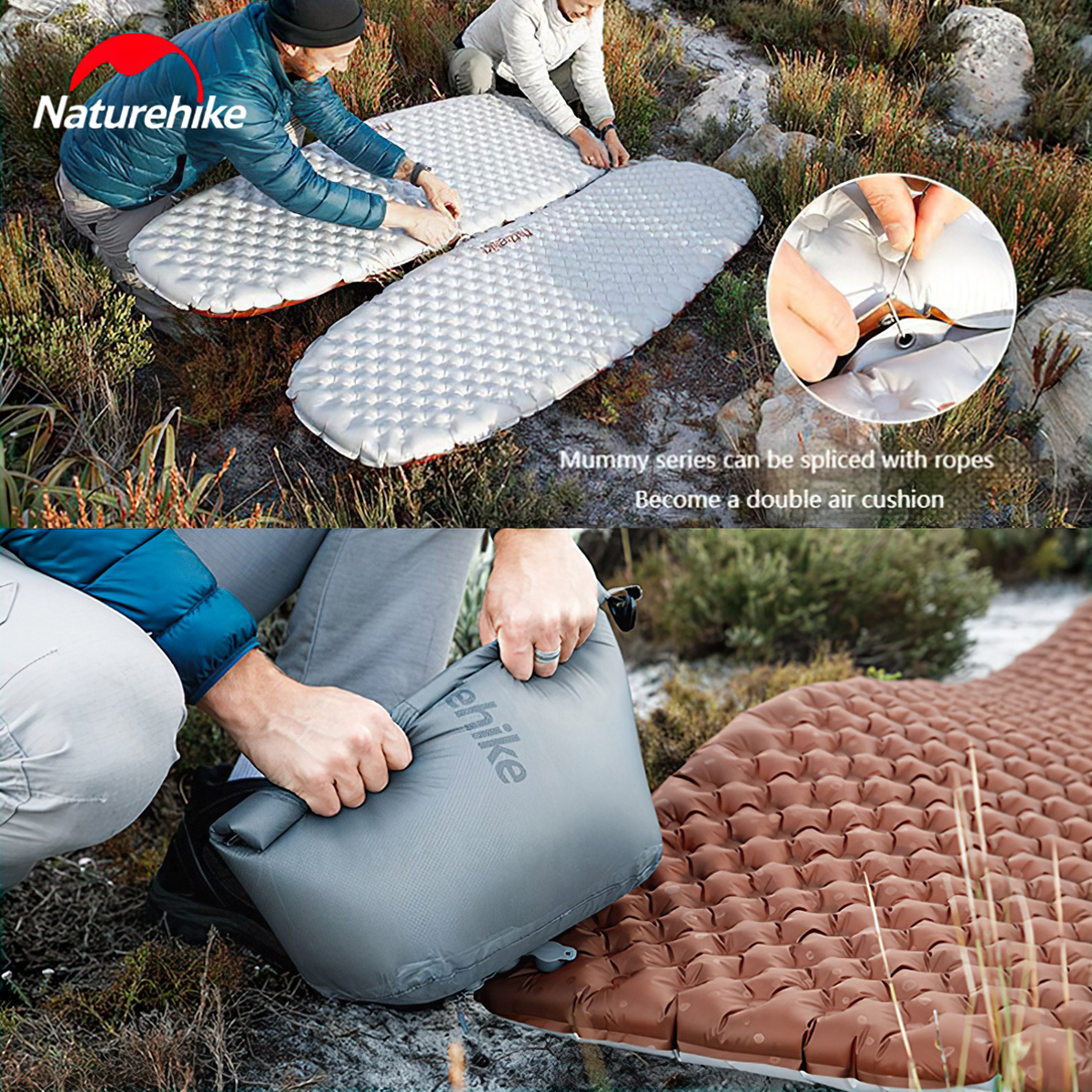 Naturehike CNH22DZ016 Đệm Ngủ Siêu Nhẹ R5.8 Ultra Light Sleeping Pad