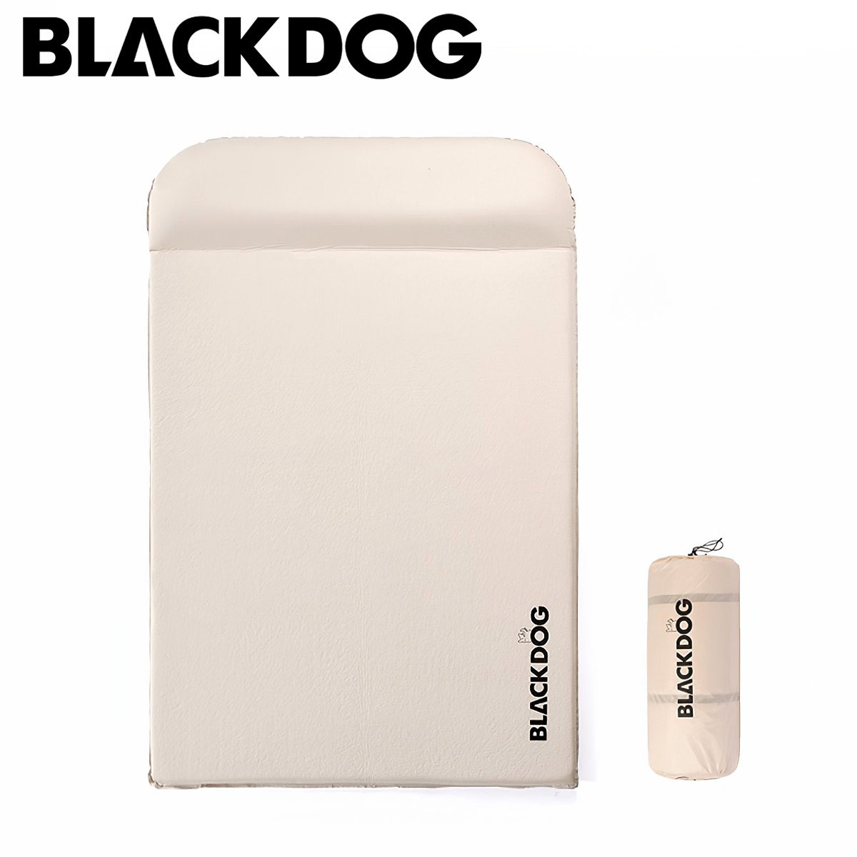 Đệm Tự Bơm Hơi Kèm Gối Cắm Trại Blackdog Thicken Sponge Self Inflatable Sleeping Pad With Pillow