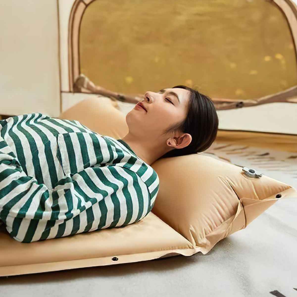 Naturehike CNK2300DZ014 Đệm Tự Bơm Hơi Kèm Gối Cắm Trại D01