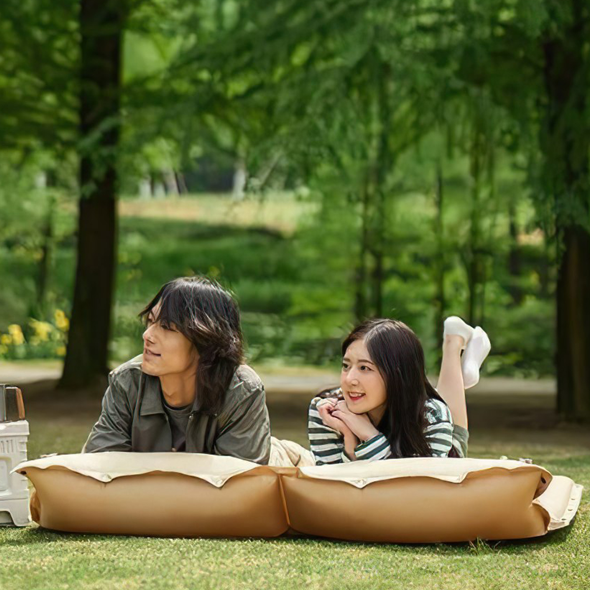 Naturehike CNK2300DZ014 Đệm Tự Bơm Hơi Kèm Gối Cắm Trại D01