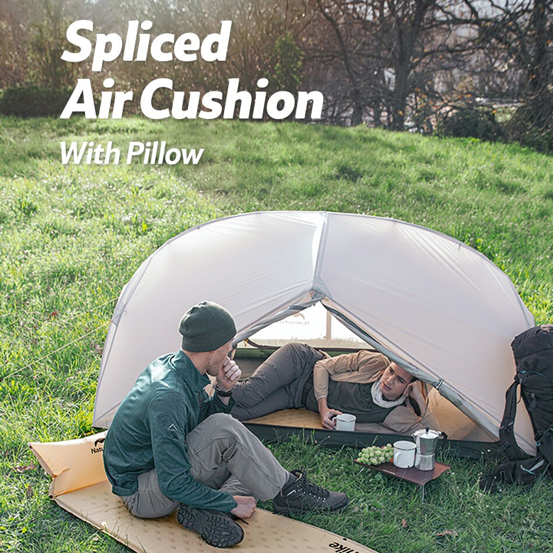 Naturehike NH15Q002-D Đệm tự bơm hơi Self-inflating With Pillow Camping Mat