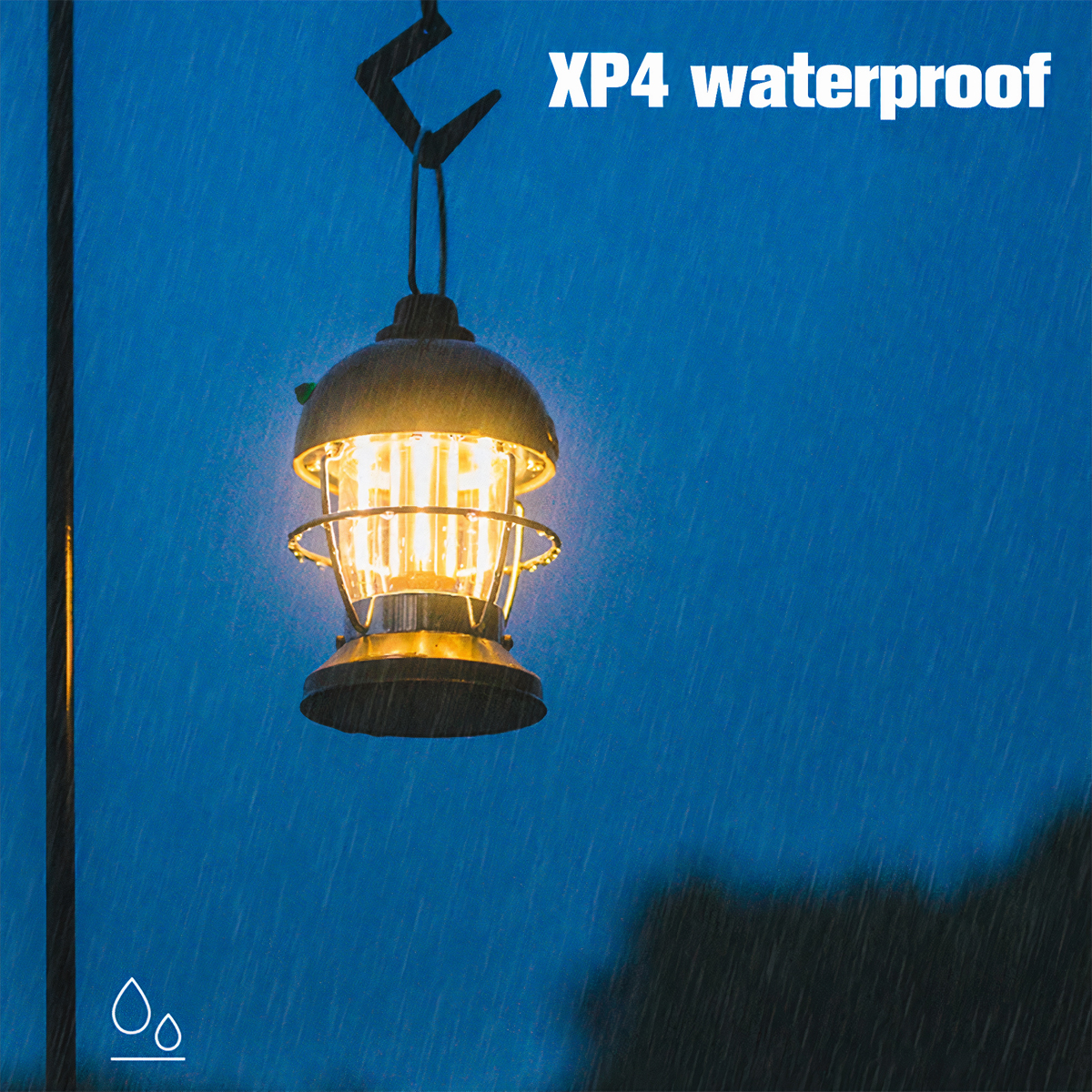 Naturehike NH22ZM007 Đèn Bão Cắm Trại Hình Cây Nấm