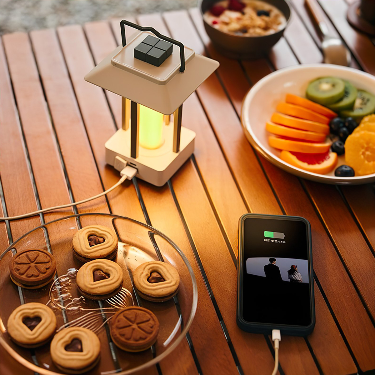 Naturehike CNH22DQ009 Đèn bão cắm trại treo lều Moon Pavilion Sunset Camping Light