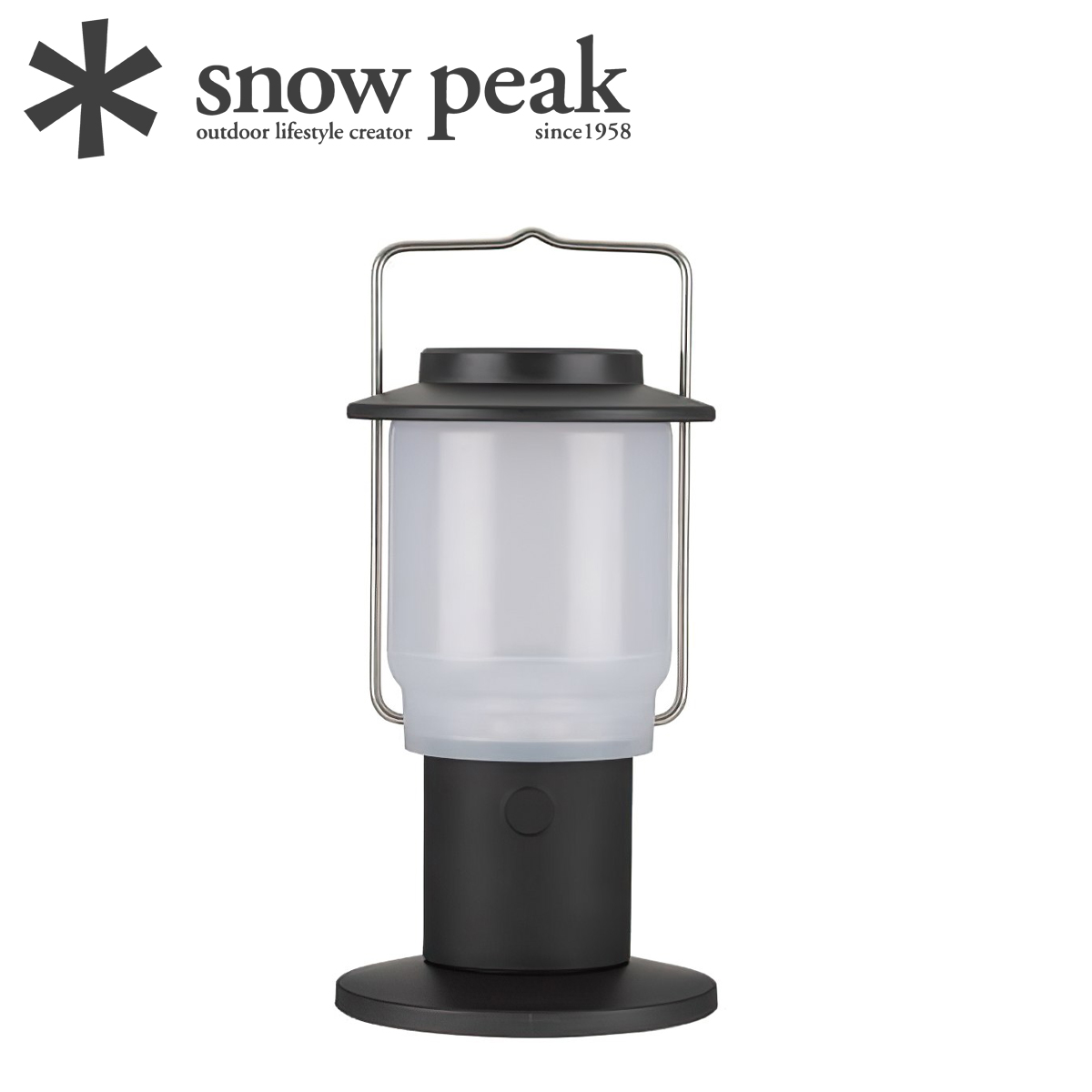 Đèn Cắm Trại Du Lịch Snowpeak Home&Camp Lantern Black