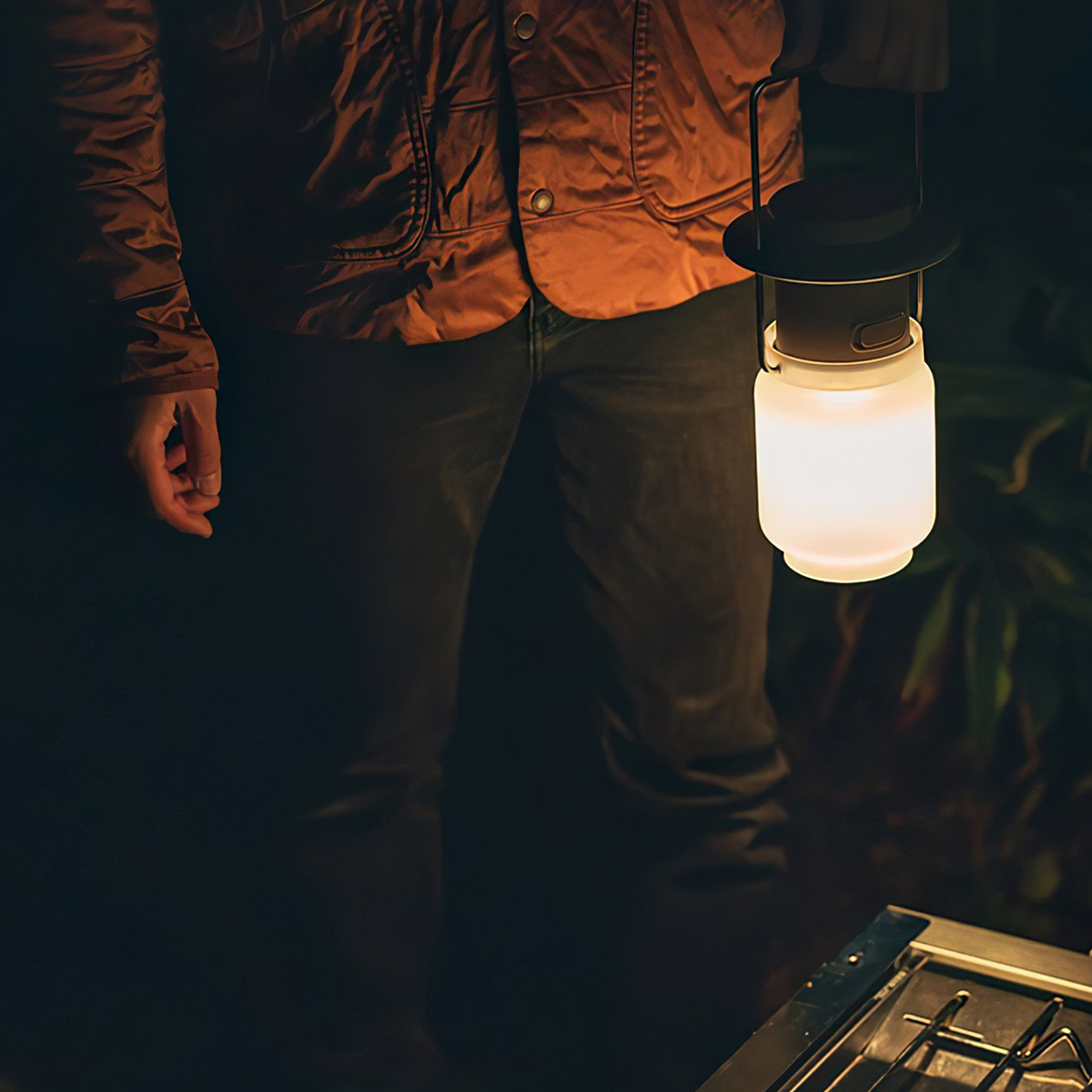 Đèn Cắm Trại Du Lịch Snowpeak Home&Camp Lantern Black