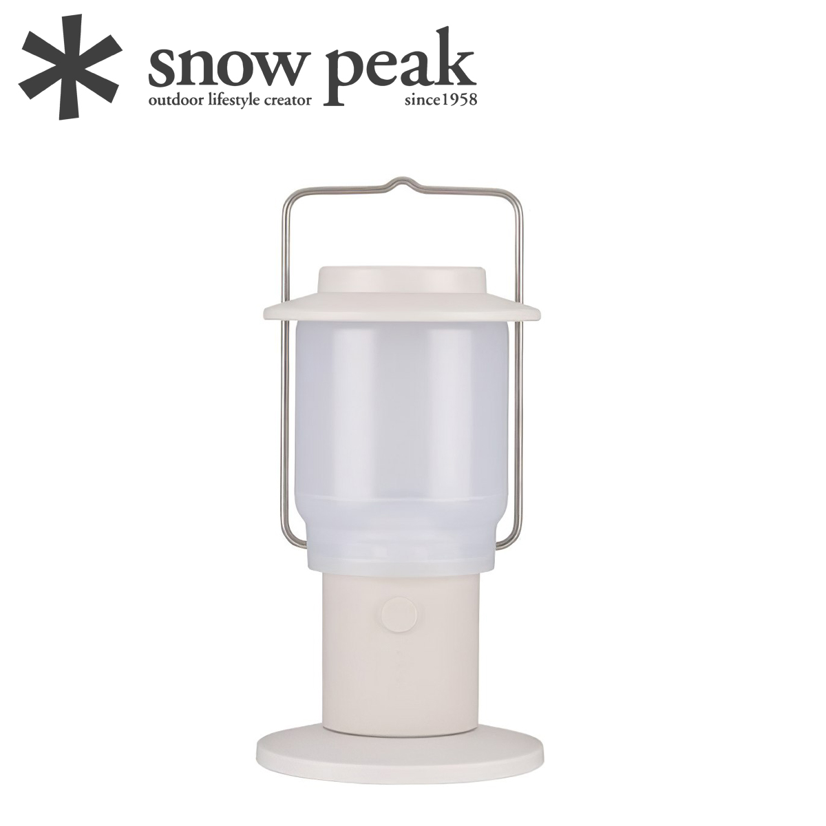 Đèn Cắm Trại Du Lịch Snowpeak Home&Camp Lantern Ivory