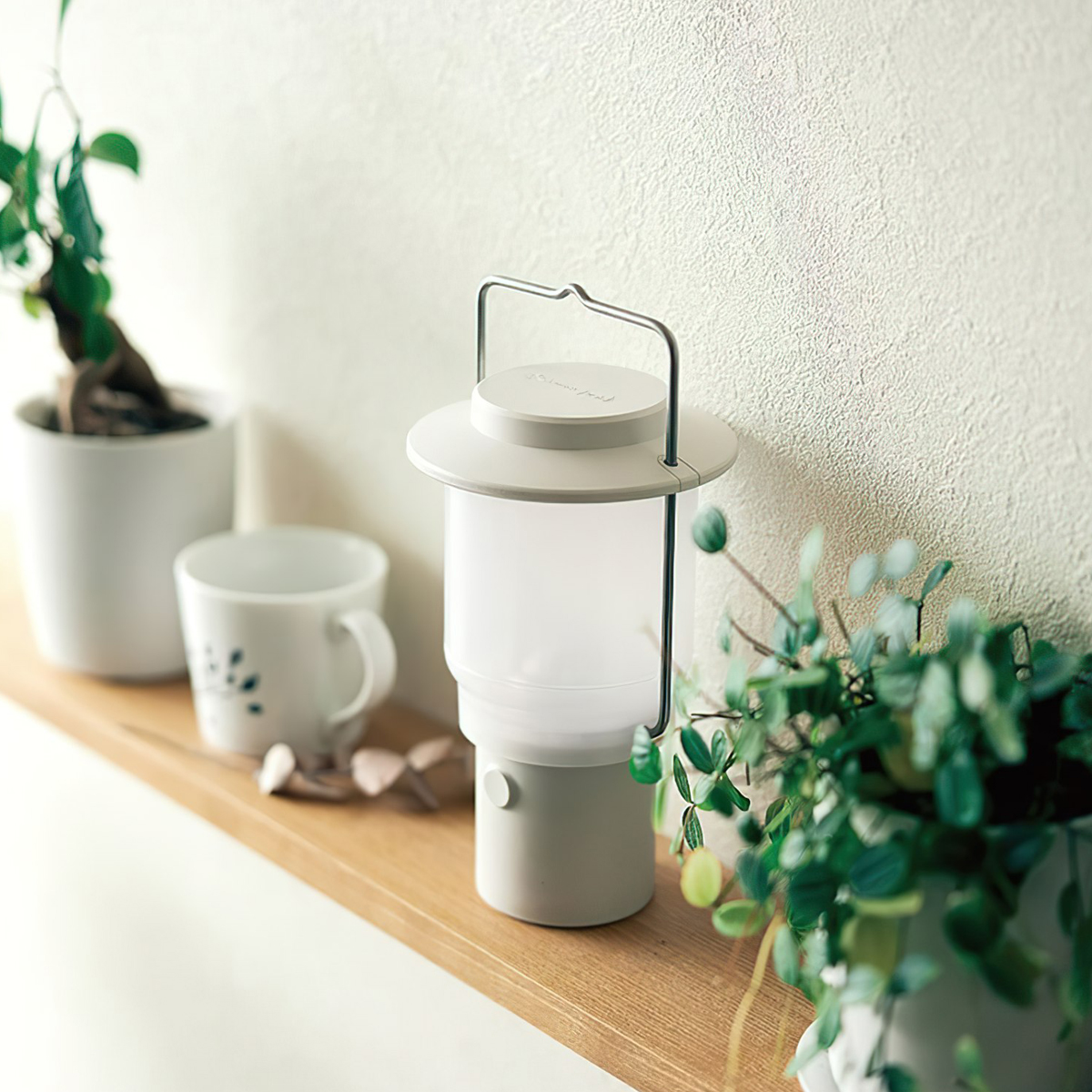 Đèn Cắm Trại Du Lịch Snowpeak Home&Camp Lantern Ivory