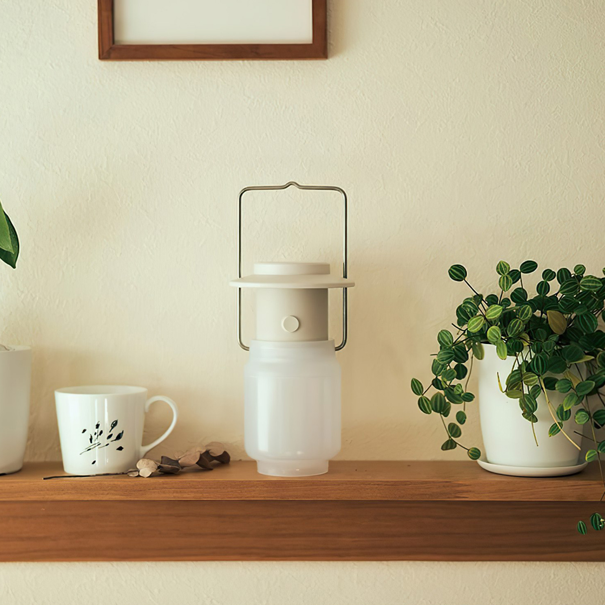 Đèn Cắm Trại Du Lịch Snowpeak Home&Camp Lantern Ivory