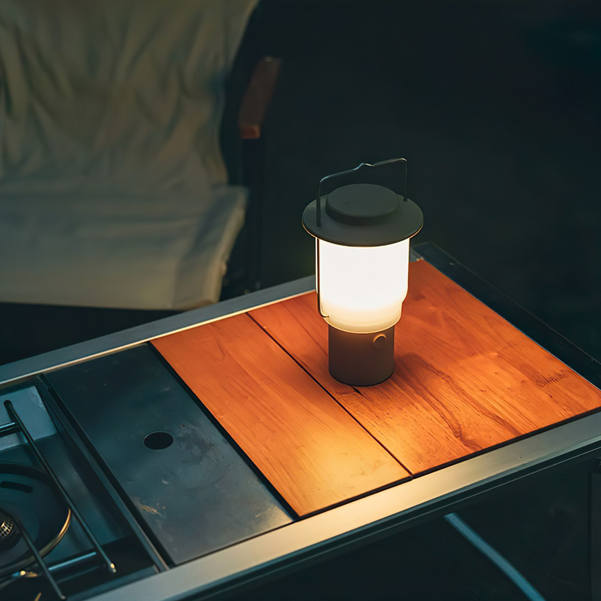 Đèn Cắm Trại Du Lịch Snowpeak Home&Camp Lantern Ivory