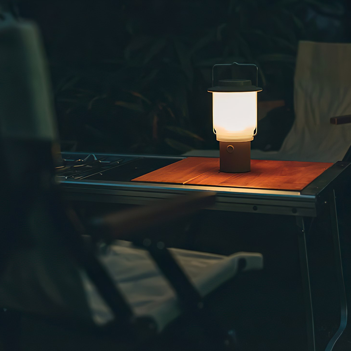 Đèn Cắm Trại Du Lịch Snowpeak Home&Camp Lantern Khaki