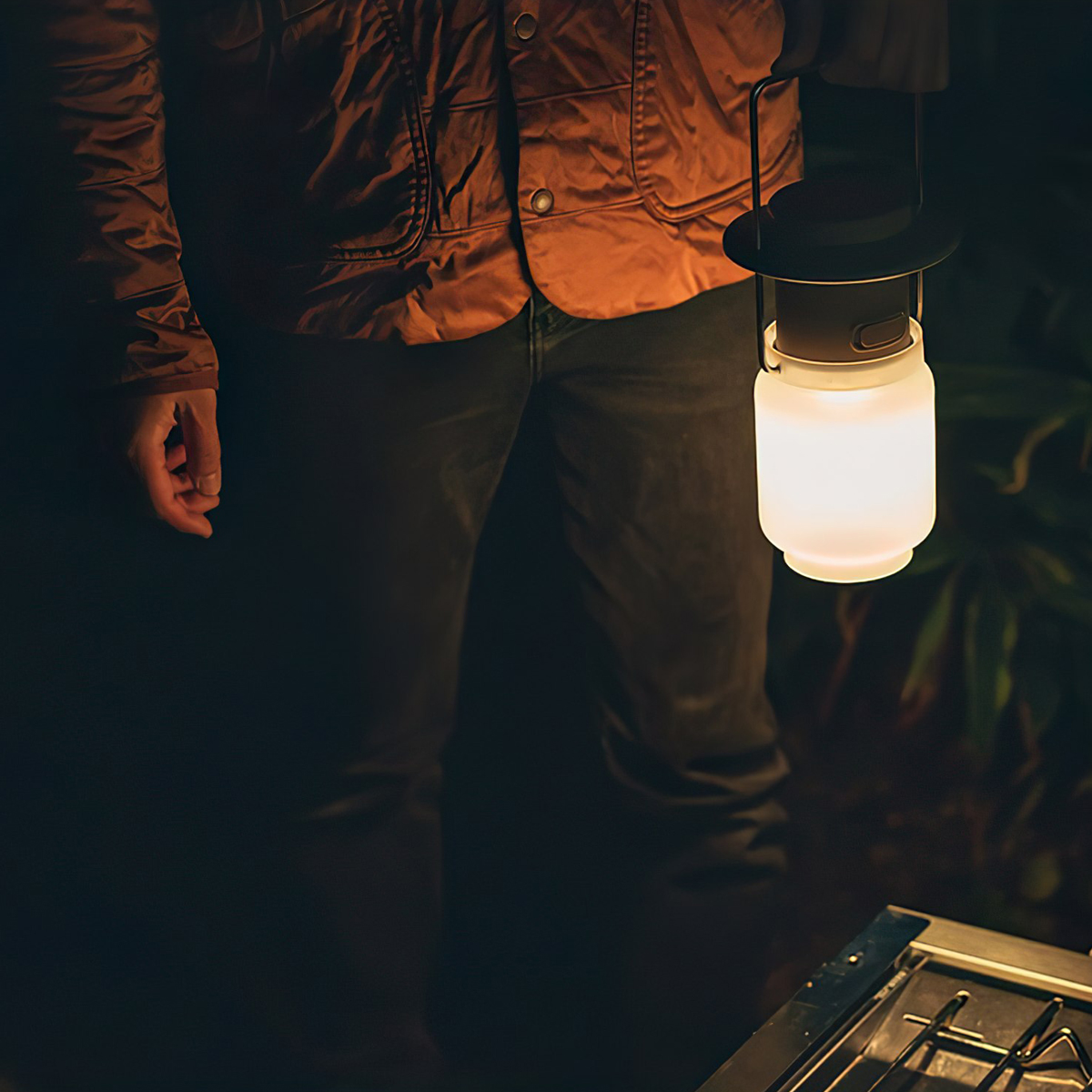 Đèn Cắm Trại Du Lịch Snowpeak Home&Camp Lantern Khaki