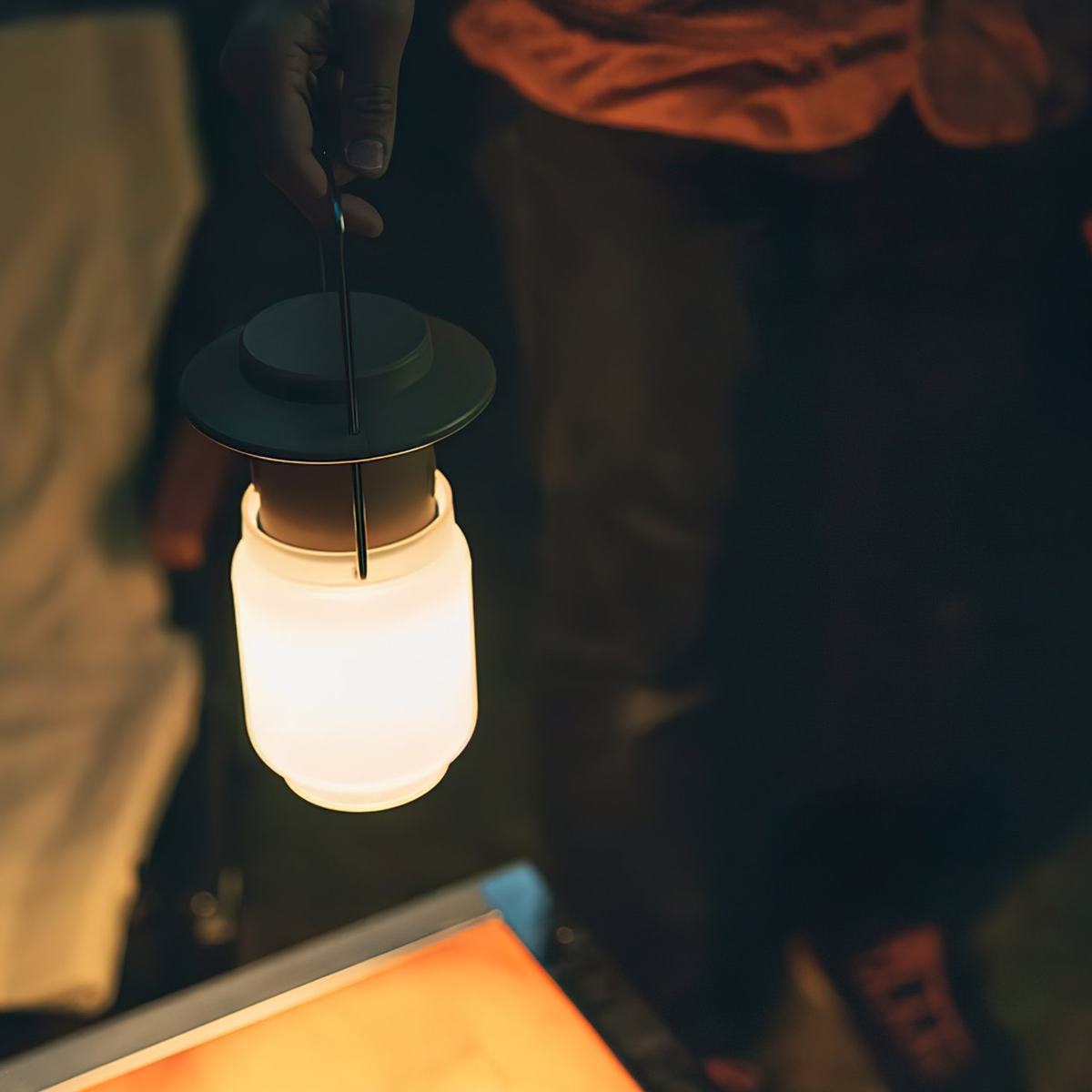 Đèn Cắm Trại Du Lịch Snowpeak Home&Camp Lantern Khaki