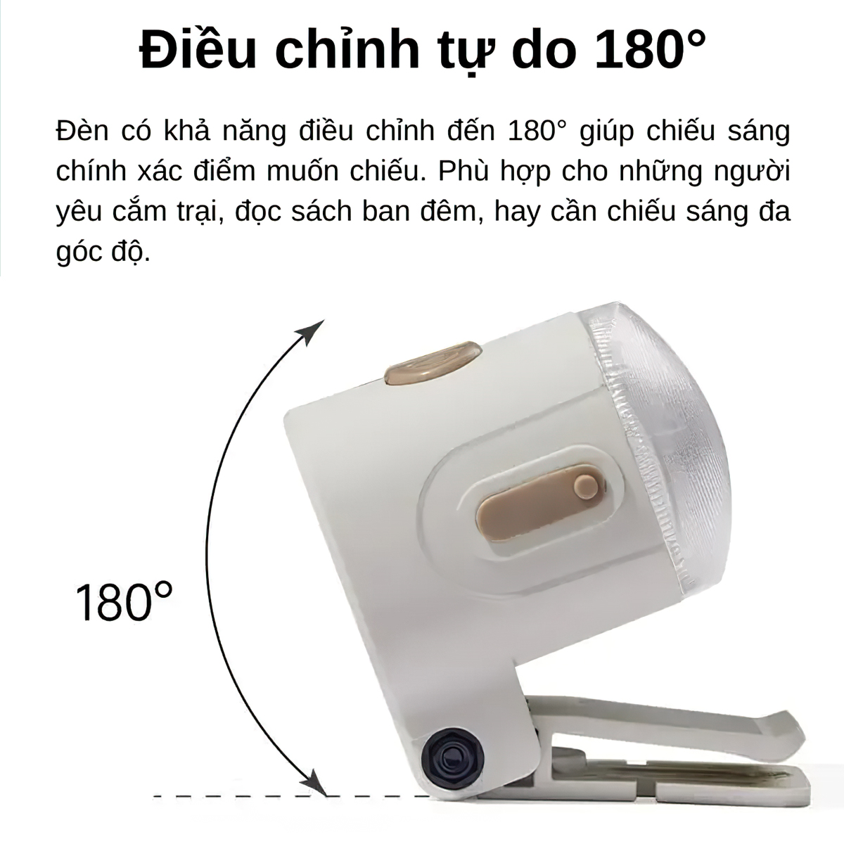 Naturehike CNK2300DQ019 Đèn Cắm Trại Kẹp Mũ Chống Nước IPX4