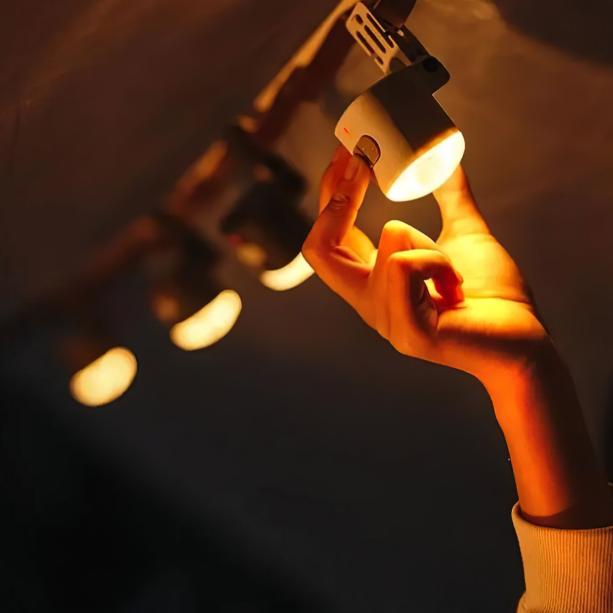 Naturehike CNK2300DQ019 Đèn Cắm Trại Kẹp Mũ Chống Nước IPX4