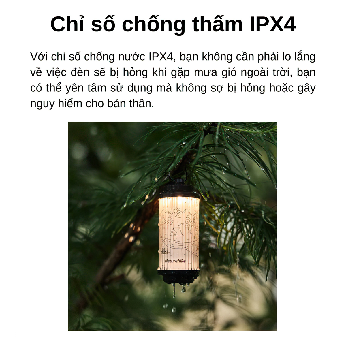 Naturehike Glamping CNK2300DQ012 Đèn Cắm Trại