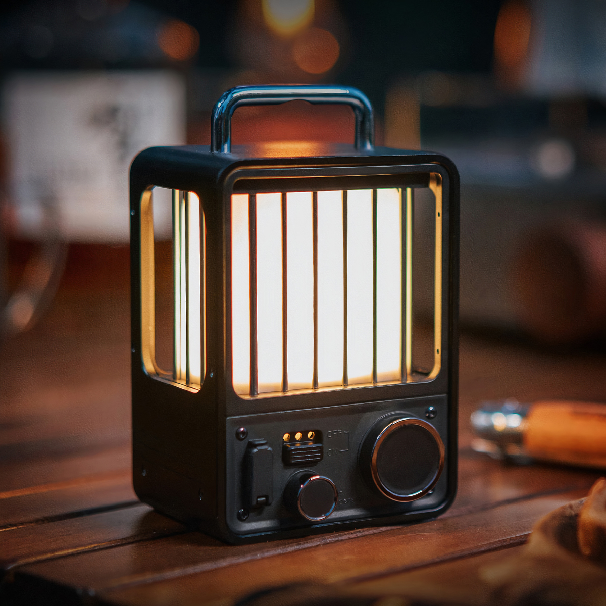 Flextail VILLA LANTERN Đèn Dã Ngoại Sạc -Vintage LED Rechargeable Camp Lantern