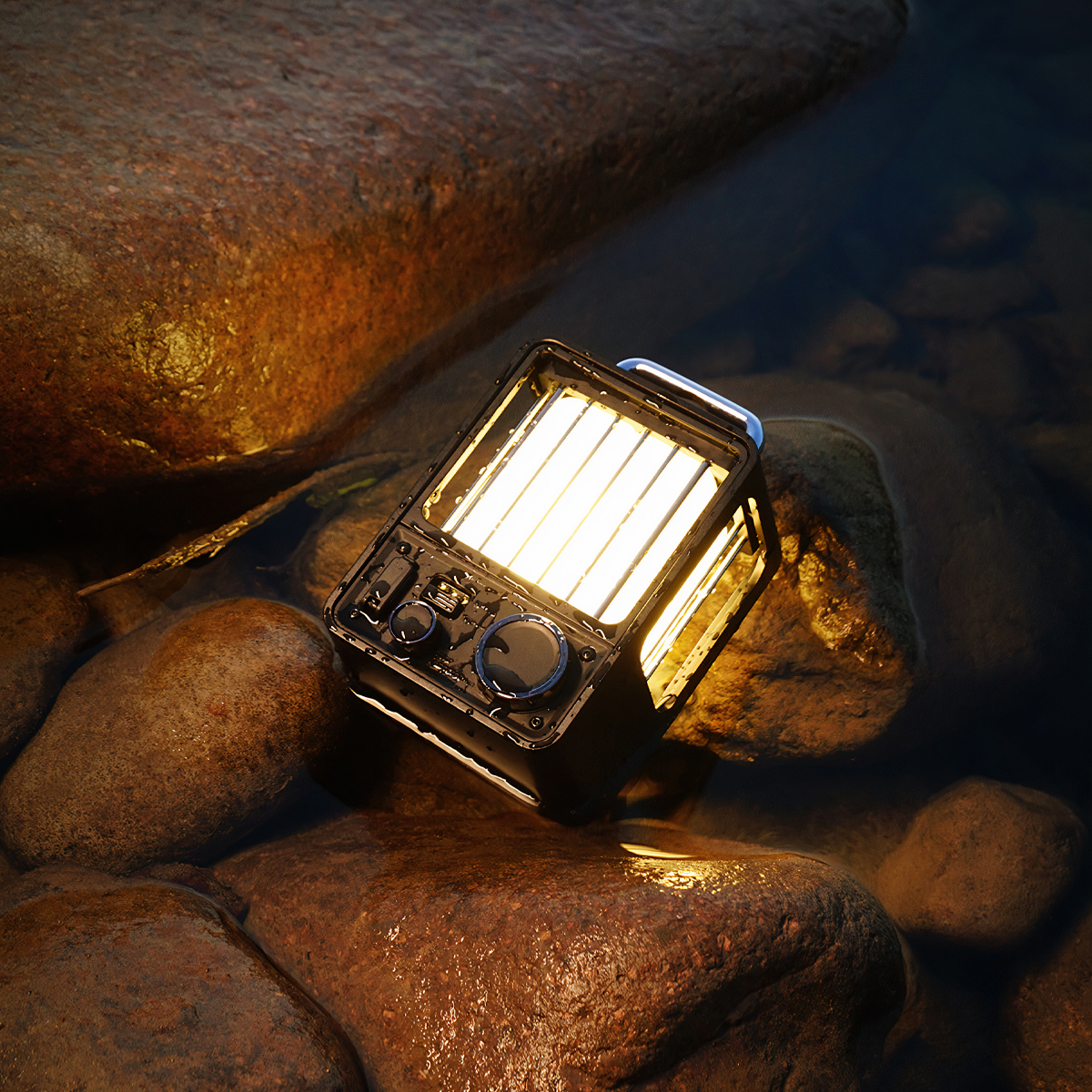 Flextail VILLA LANTERN Đèn Dã Ngoại Sạc -Vintage LED Rechargeable Camp Lantern