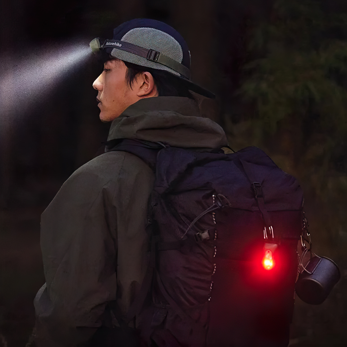 Naturehike CNK2300DQ023 Đèn Đeo Trán Chống Nước IP65 Cắm Trại