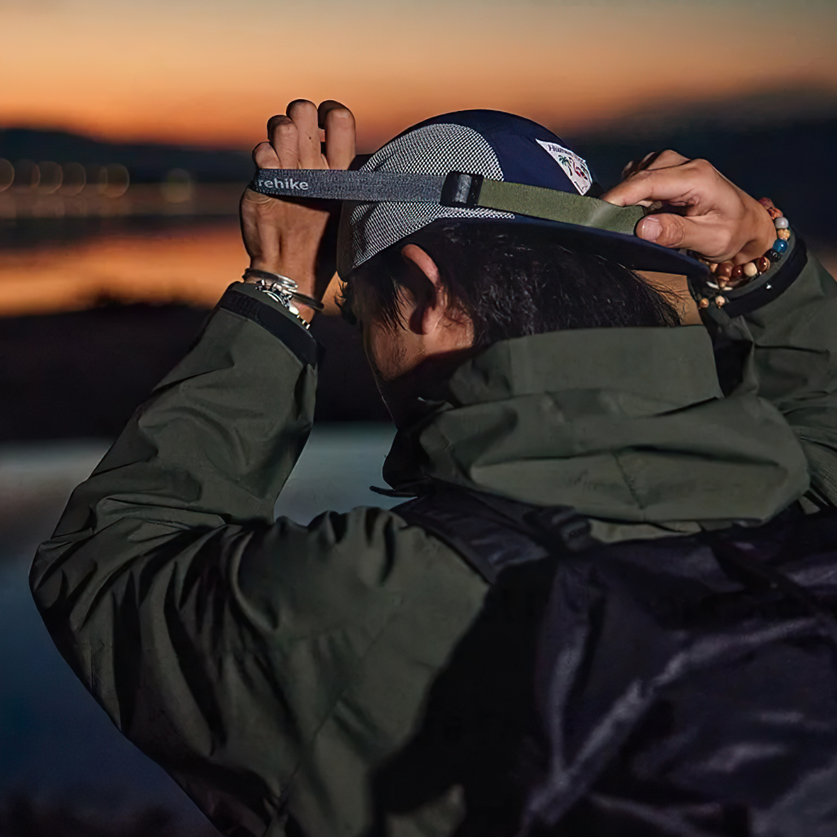 Naturehike CNK2300DQ023 Đèn Đeo Trán Chống Nước IP65 Cắm Trại