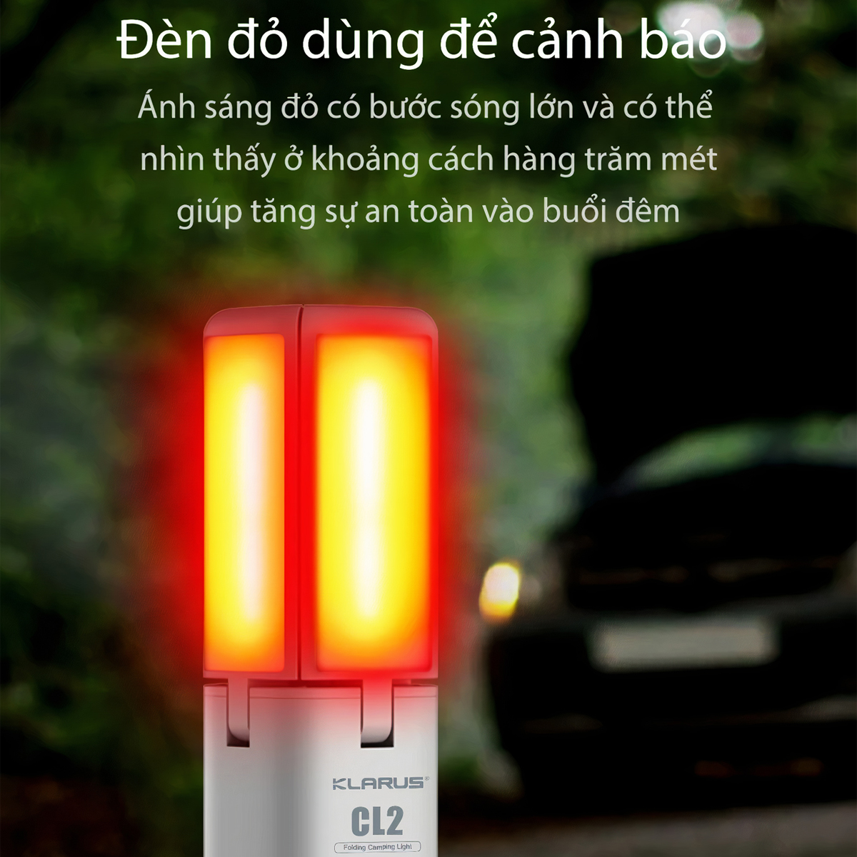 KLARUS CL2 Đèn cắm trại sáng 750 lumen