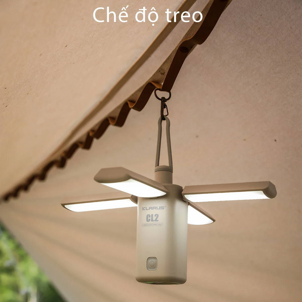 KLARUS CL2 Đèn cắm trại sáng 750 lumen
