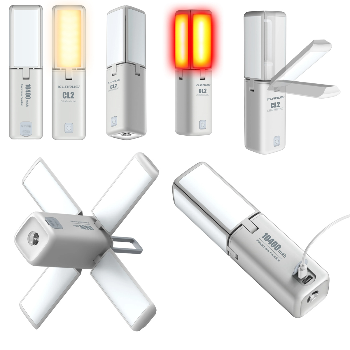 KLARUS CL2 Đèn cắm trại sáng 750 lumen