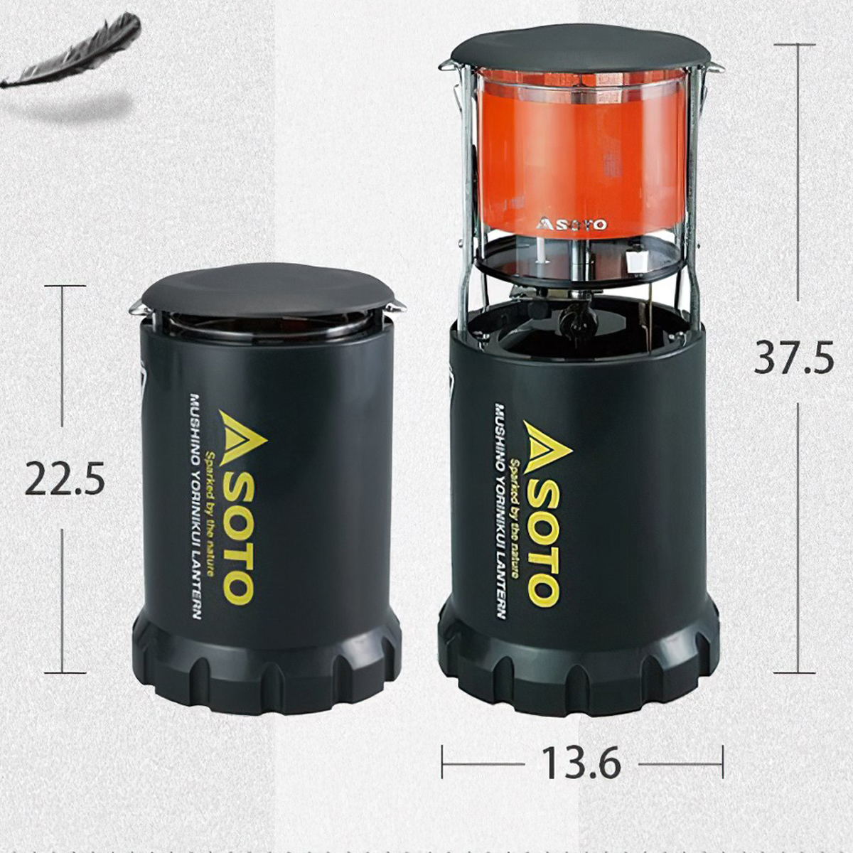 Đèn Gas Cắm Trại Du Lịch Soto Bug Resistant Foldable Lantern