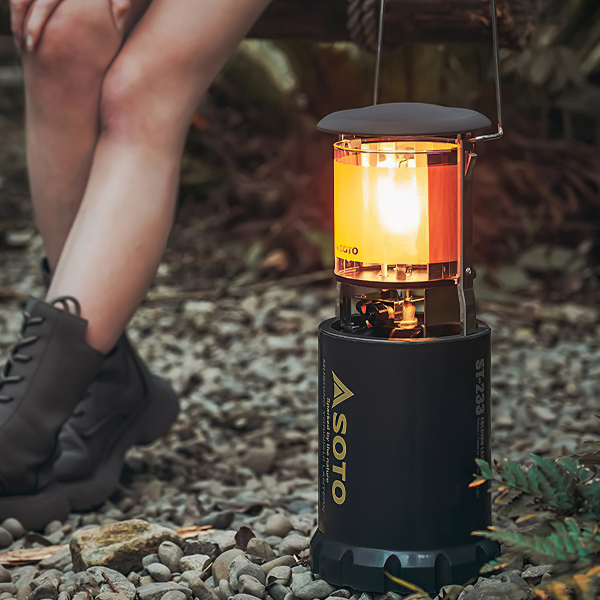 Đèn Gas Cắm Trại Du Lịch Soto Bug Resistant Foldable Lantern