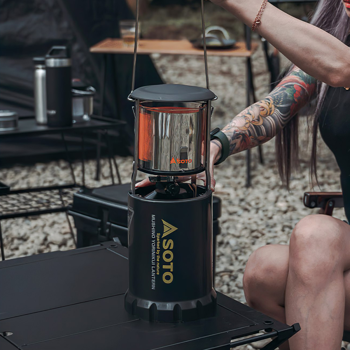Đèn Gas Cắm Trại Du Lịch Soto Bug Resistant Foldable Lantern