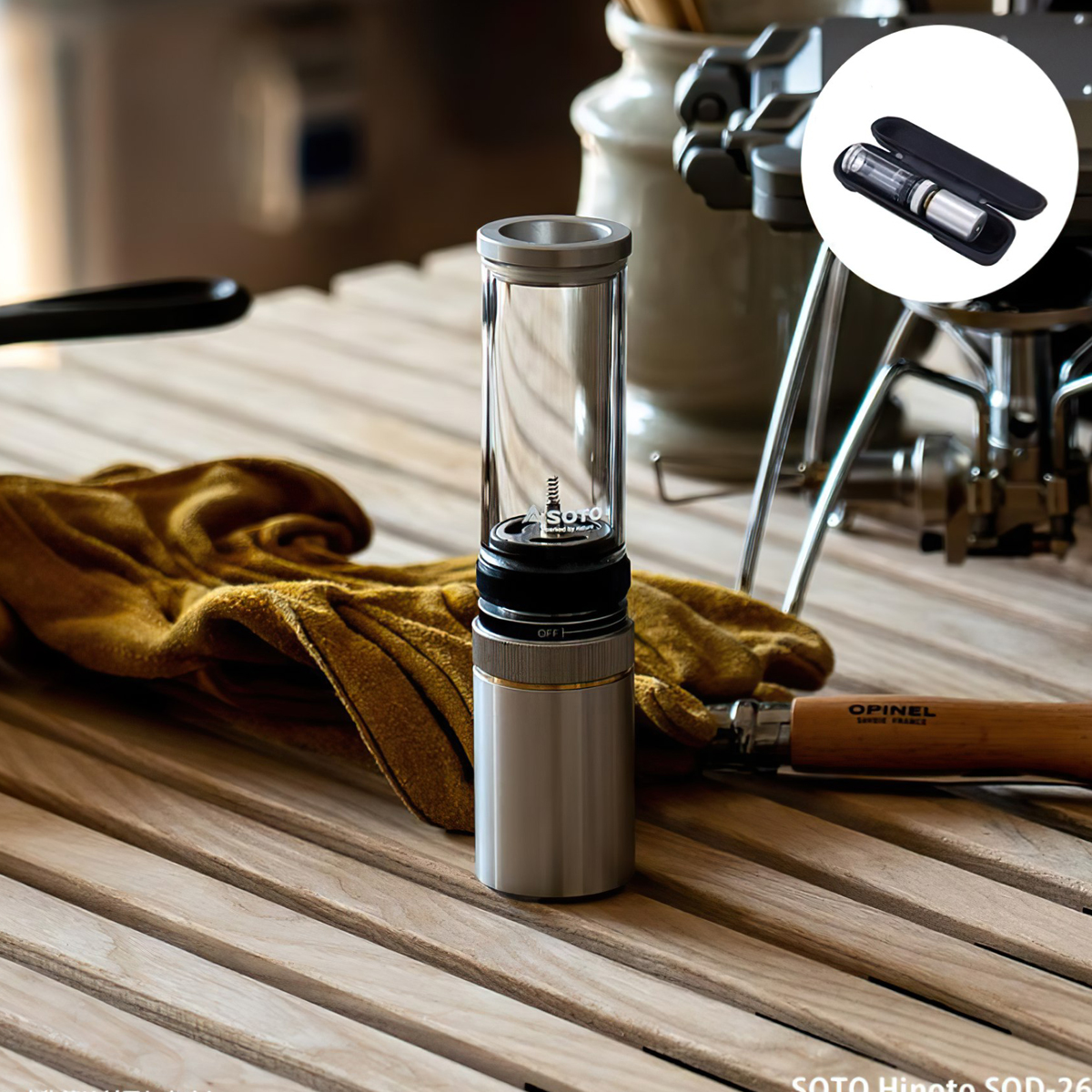 Đèn Gas Cắm Trại Du Lịch Soto Hinoto (With Storage Case)