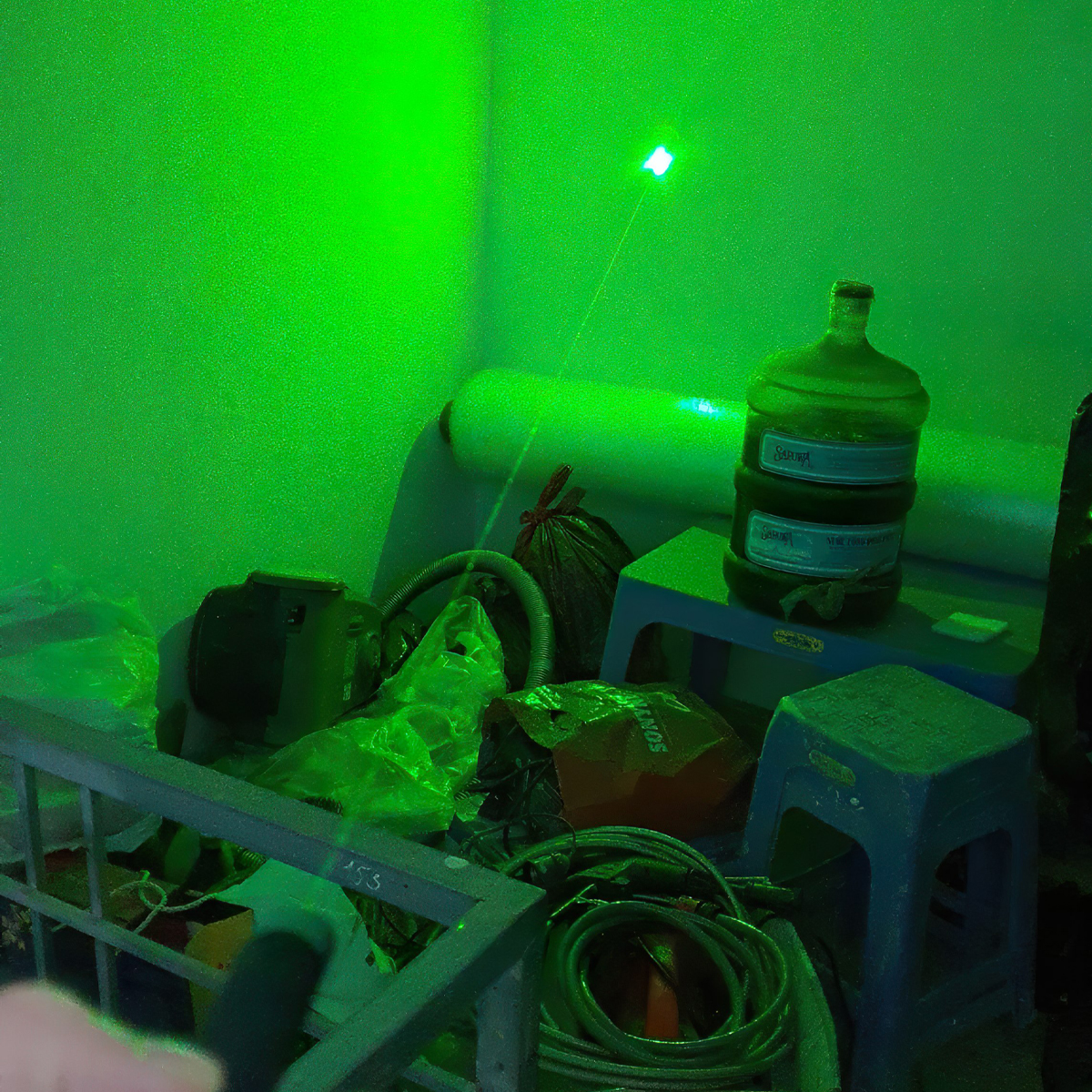 Đèn Laser Xanh Lá 120MW Chiếu Xa 5-10Km