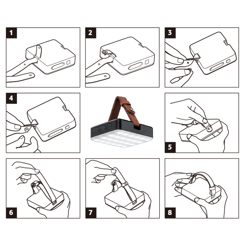 Naturehike NH18Y001-A Đèn Lều Cắm Trại Đa Năng Kèm Sạc Moonlight A