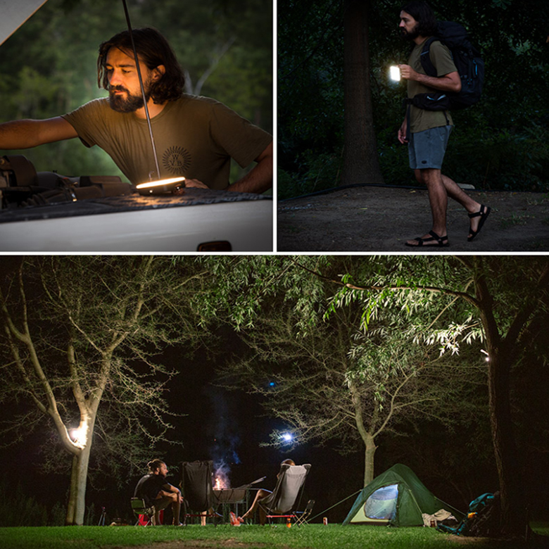 Naturehike NH18Y001-A Đèn Lều Cắm Trại Đa Năng Kèm Sạc Moonlight A