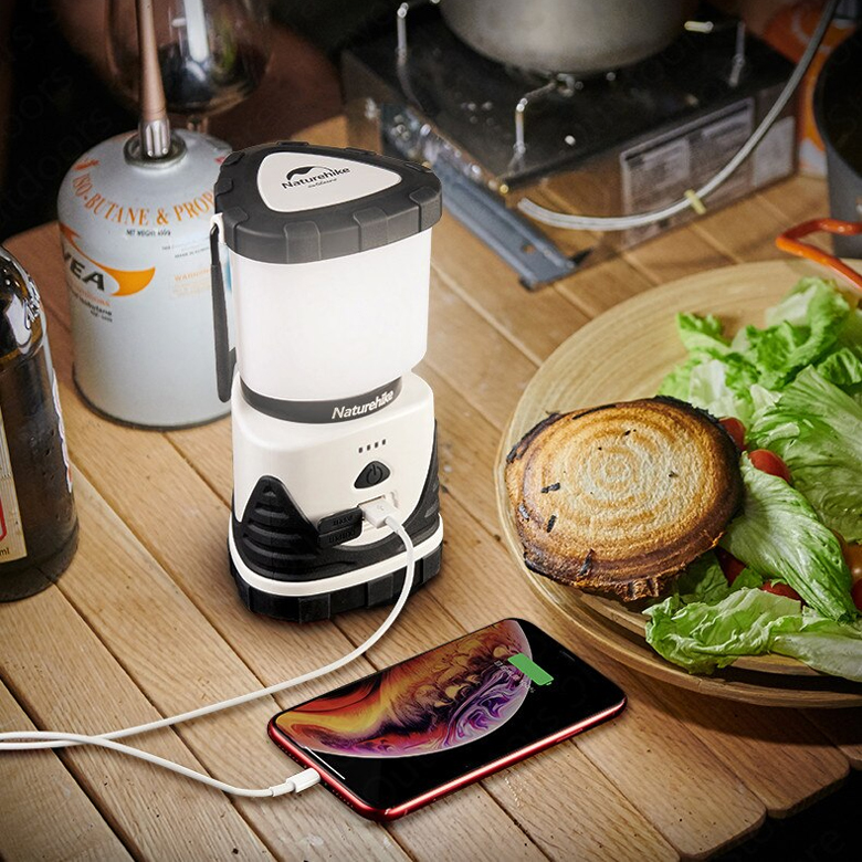 Naturehike NH19Y002-B Đèn Lồng Dã Ngoại Kèm Sạc USB