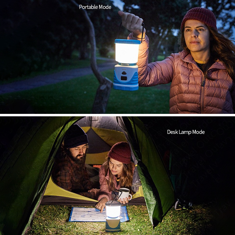 Naturehike NH19Y002-B Đèn Lồng Dã Ngoại Kèm Sạc USB