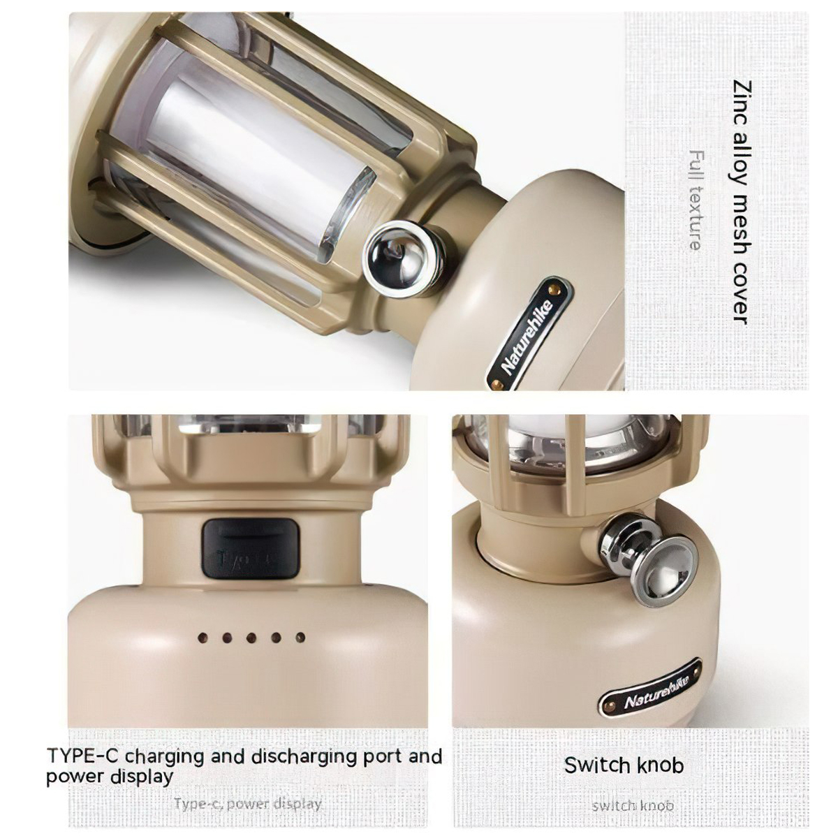 Naturehike CNH22DQ011 Đèn Măng Xông Cắm Trại