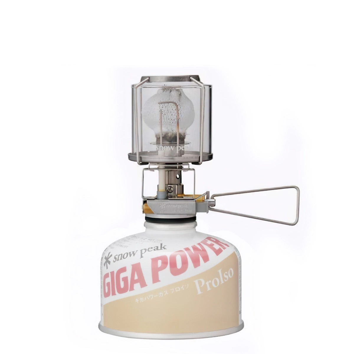 Snowpeak Đèn Măng Xông Sài Gas Cắm Trại Du Lịch Gigapower Lantern Auto