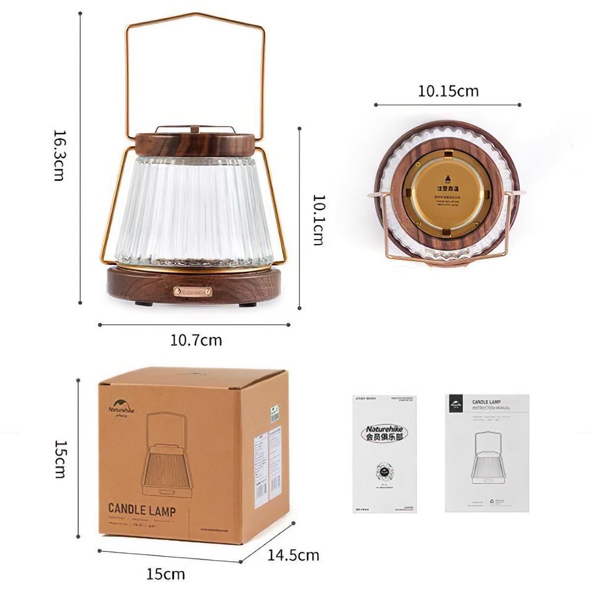 NatureHike CNH22DQ018 Đèn Nến Cắm Trại