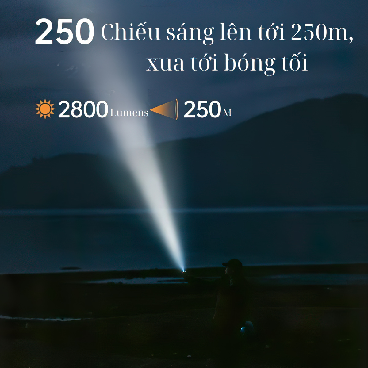 Naturehike CNK2300011 Đèn Pin Cầm Tay Siêu Sáng Đa Năng