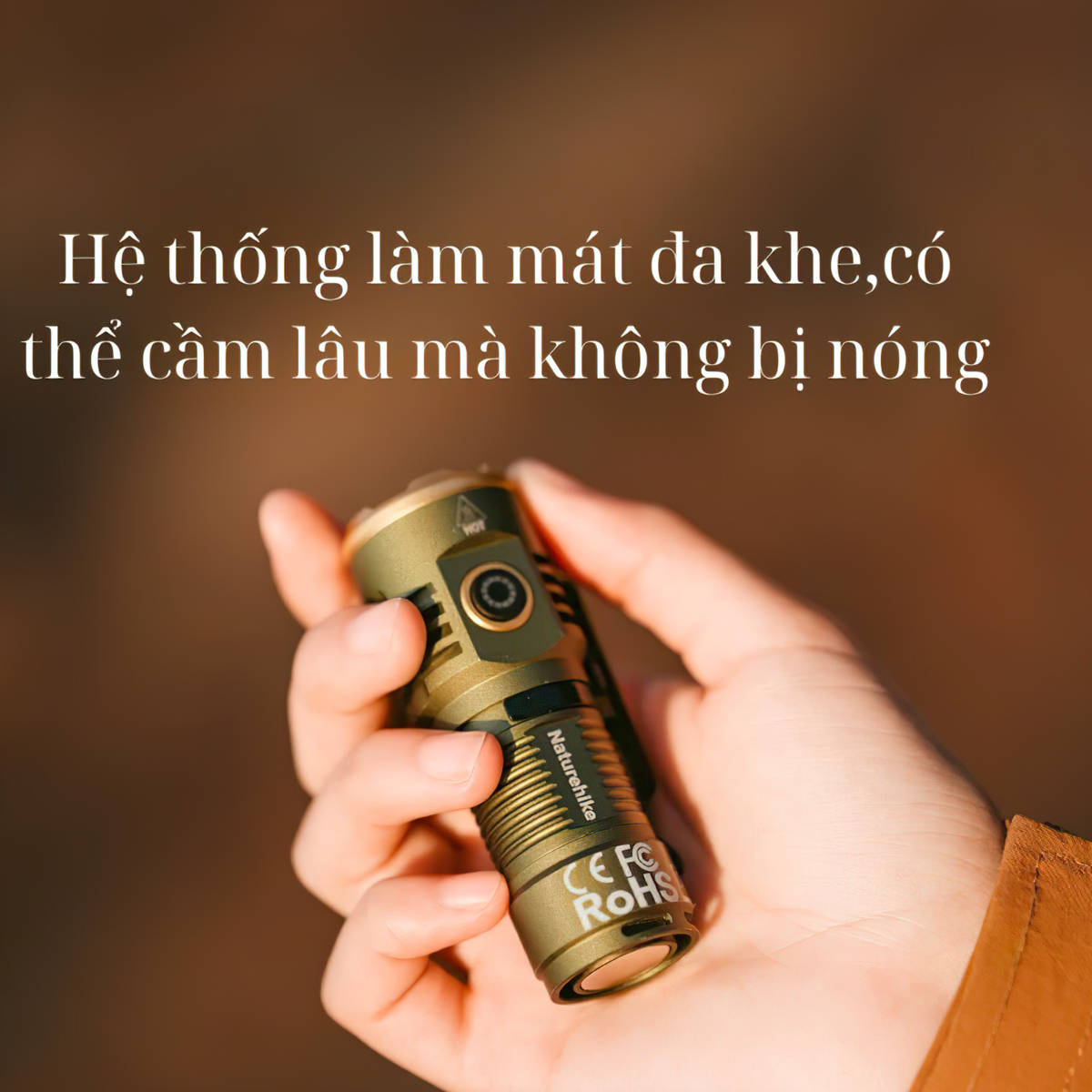 Naturehike CNK2300011 Đèn Pin Cầm Tay Siêu Sáng Đa Năng