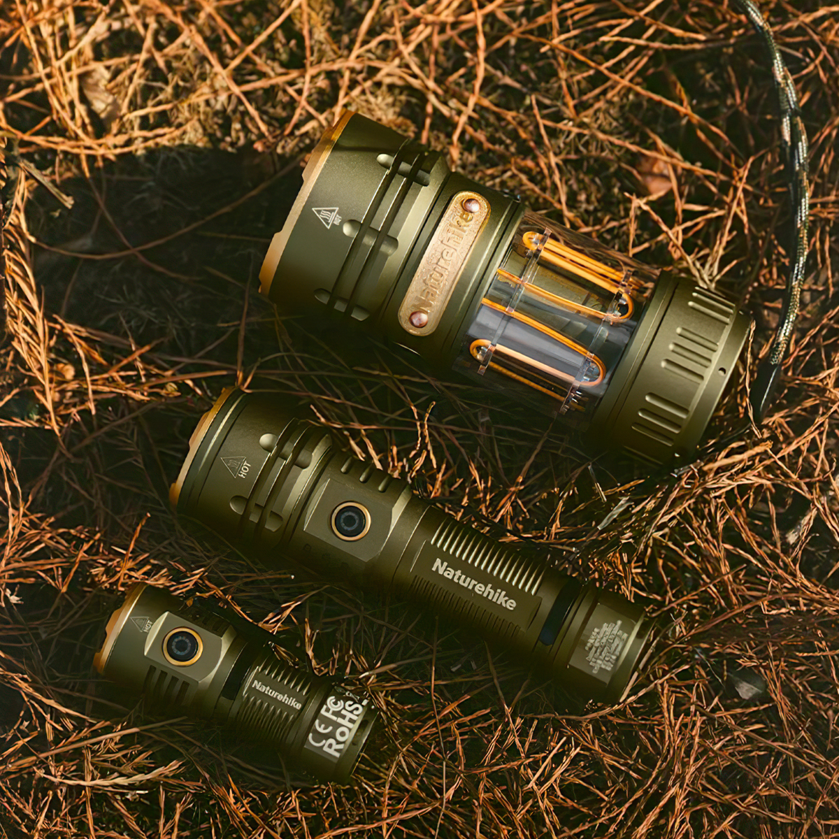 Naturehike CNK2300011 Đèn Pin Cầm Tay Siêu Sáng Đa Năng