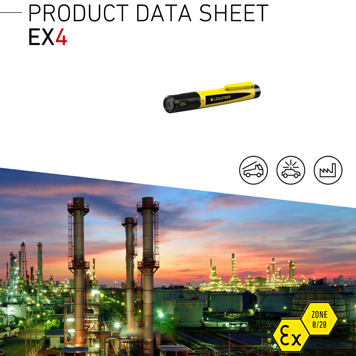 Ledlenser EX4 Đèn Pin Cắm Trại Chống Cháy Nổ | Công Ty TNHH ProCamping