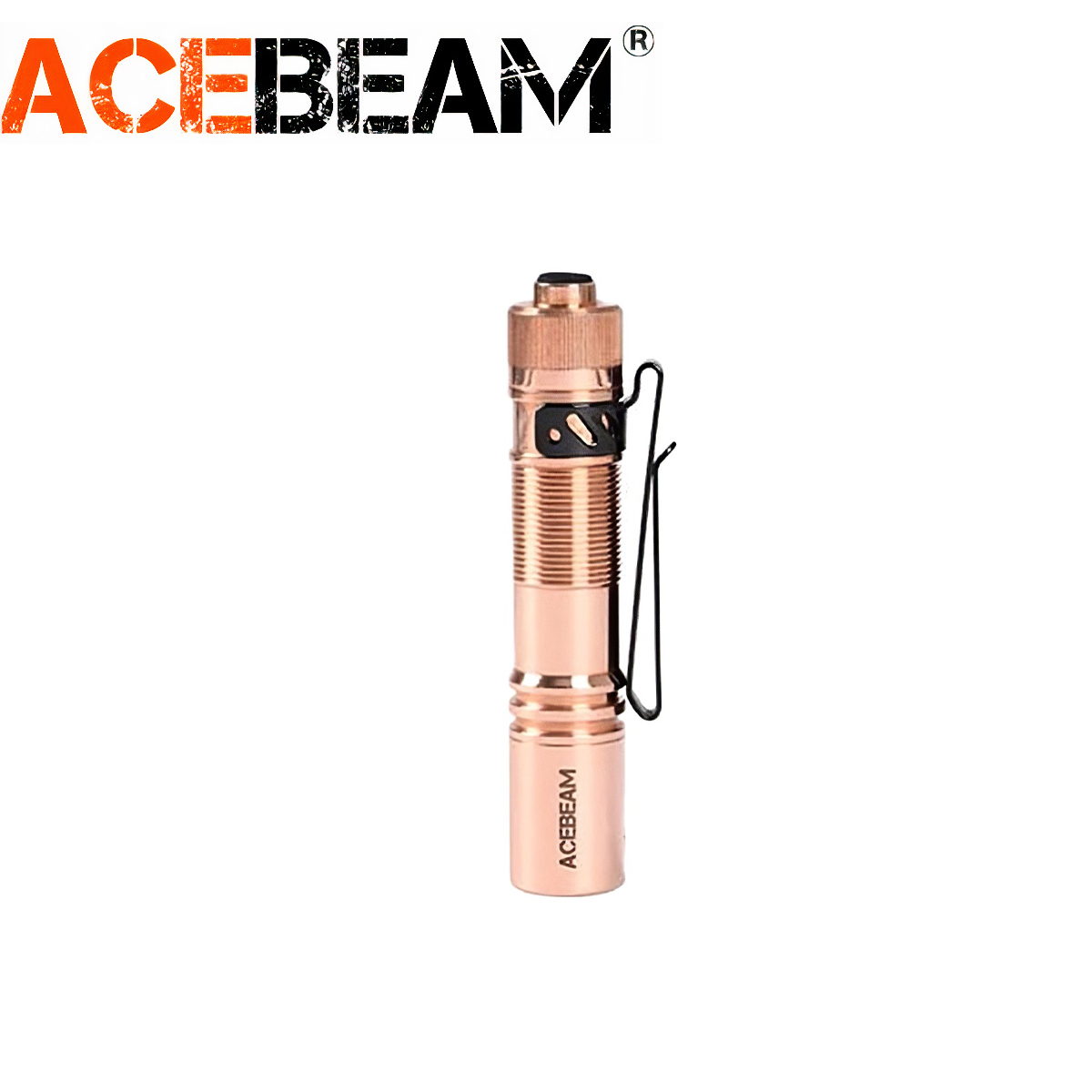 Đèn Pin Cắm Trại Du Lịch ACEBEAM POKELIT COPPER Độ Sáng 500Lm Chiếu Xa 80M Pin 14500 Độ Hoàn Màu Cao