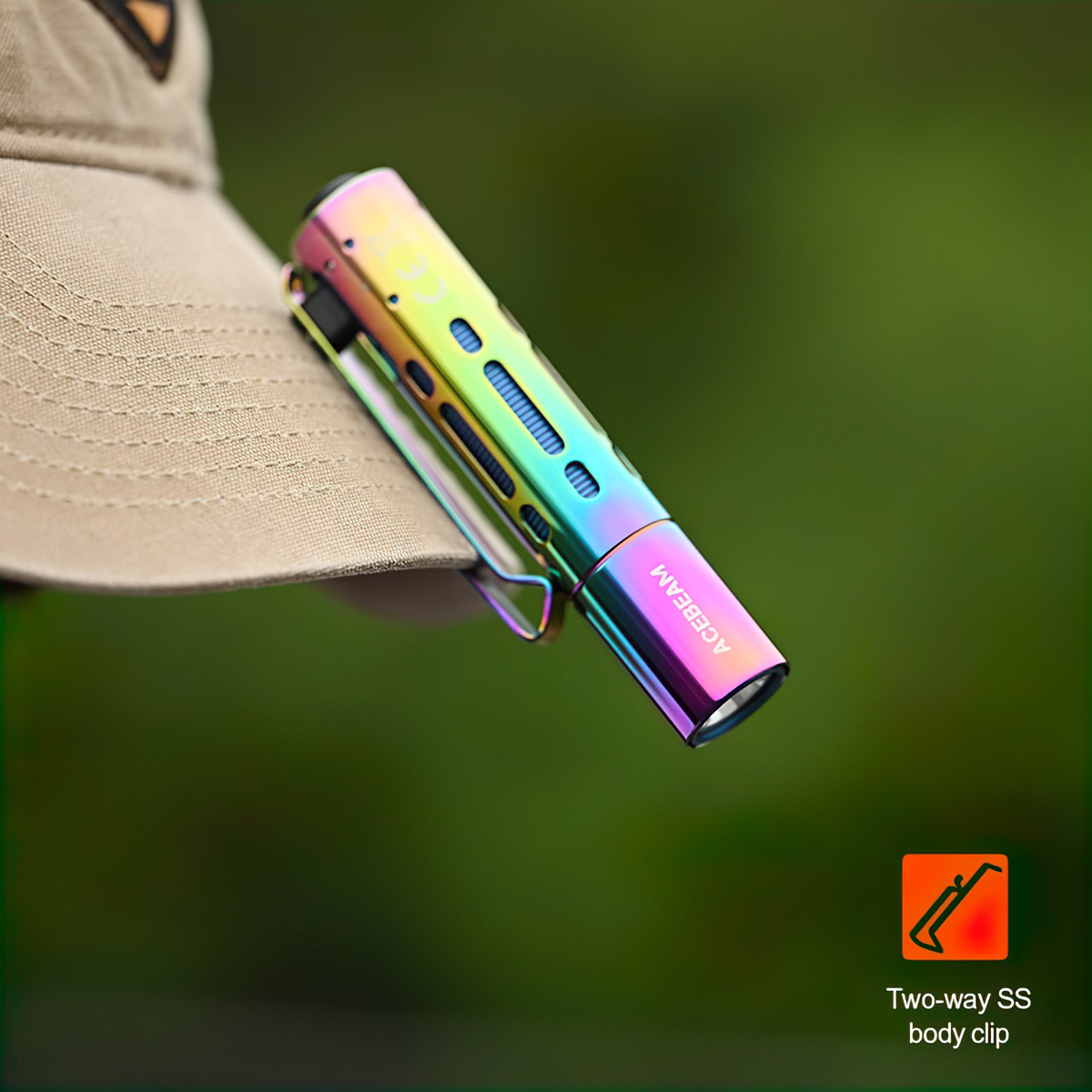 Đèn Pin Cắm Trại Du Lịch ACEBEAM RIDER RX RAINBOW Độ Sáng 650 Lumen Chiếu Xa 96M