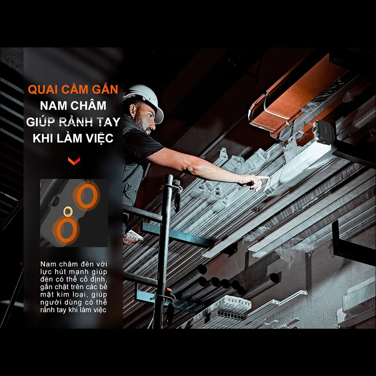 FENIX CL28R Đèn Pin Cắm Trại Du Lịch Sáng 2000 Lumen Pin Liền Thân 10000Mah Sạc Usb-C Có Chức Năng Powerbank