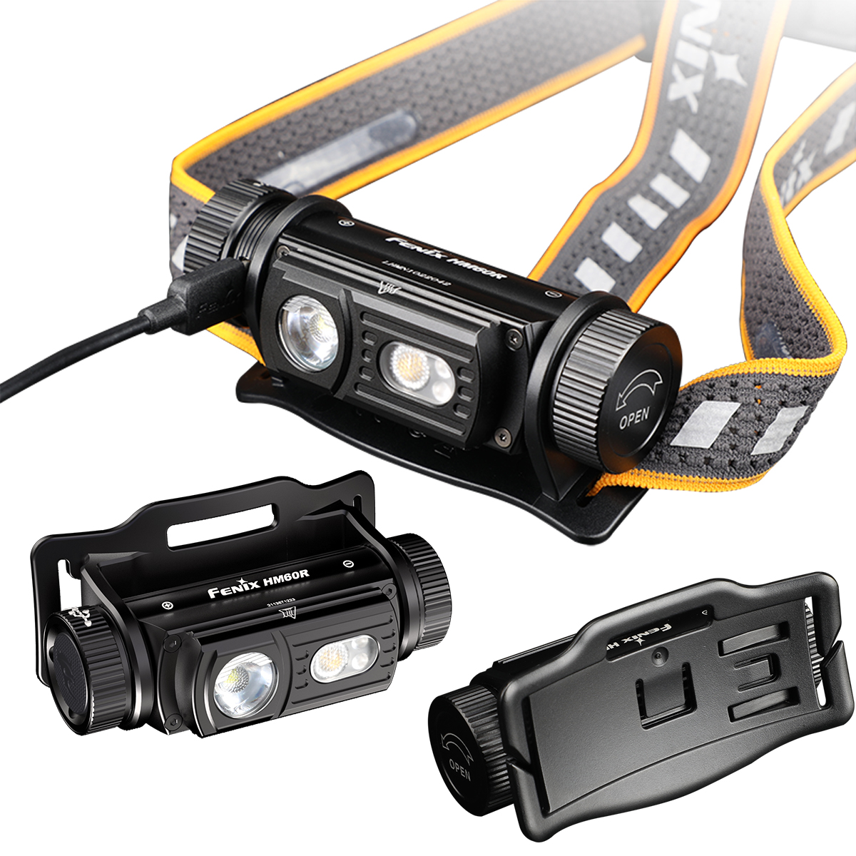 Đèn Pin Đội Đầu Fenix Hm60R Độ Sáng 1200 Lumen Chiếu Xa 116M Cổng Sạc Usb C