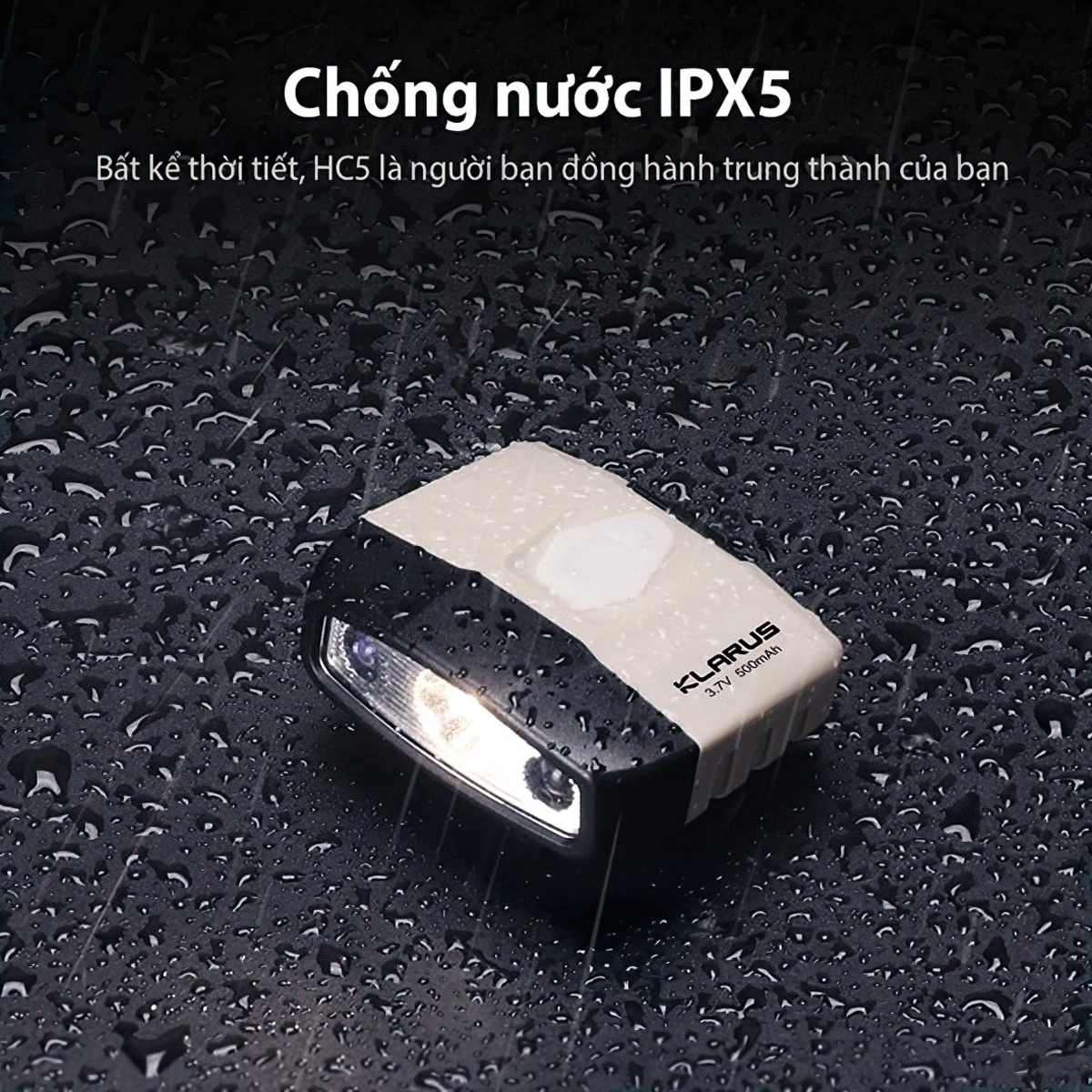 Đèn Pin Cắm Trại Du Lịch Đội Đầu KLARUS HC5 Sáng 120Lm Chiếu Xa 37M