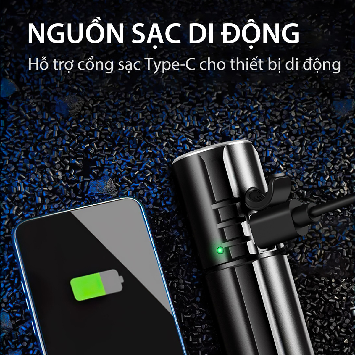 KLARUS EC20 Đèn pin Cắm Trại Du Lịch sáng 1100 lumen chiếu xa 200m pin 21700 4000mAh sạc USB C kiêm power bank