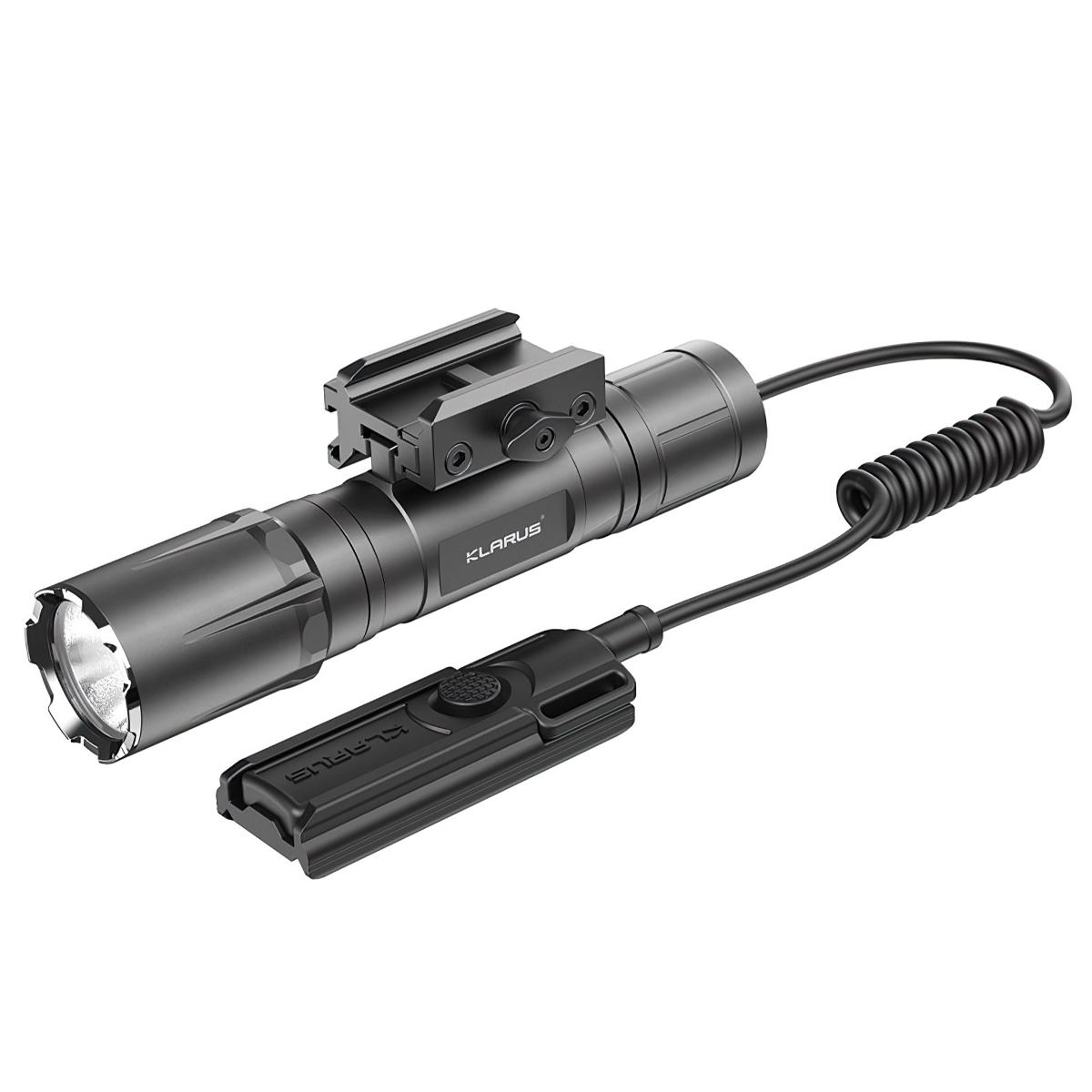 Đèn Pin Cắm Trại Du Lịch KLARUS GL4 Gắn Ray S-Ú-N-G Sáng 3300 Lm Chiếu Xa 370M Sạc Usb-C Pin 21700 5000Mah