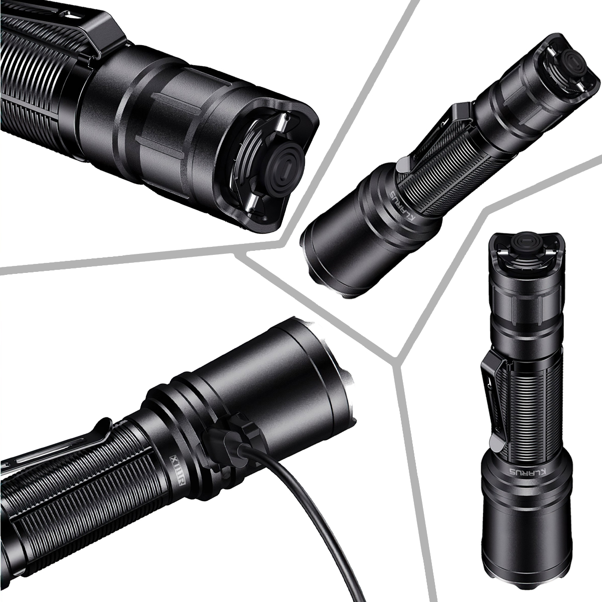 Đèn Pin Cắm Trại Du Lịch Phản Ứng Nhanh Klarus Xt11R Sáng 1300 Lumen Chiếu Xa 300M